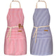 BeLuyi 2 Pack Adjustable Bib Apron with 2 Pockets Chef Cooking Kitchen Restaurant Aprons for Women Men