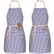 BeLuyi 2 Pack Adjustable Bib Apron with 2 Pockets Chef Cooking Kitchen Restaurant Aprons for Women Men