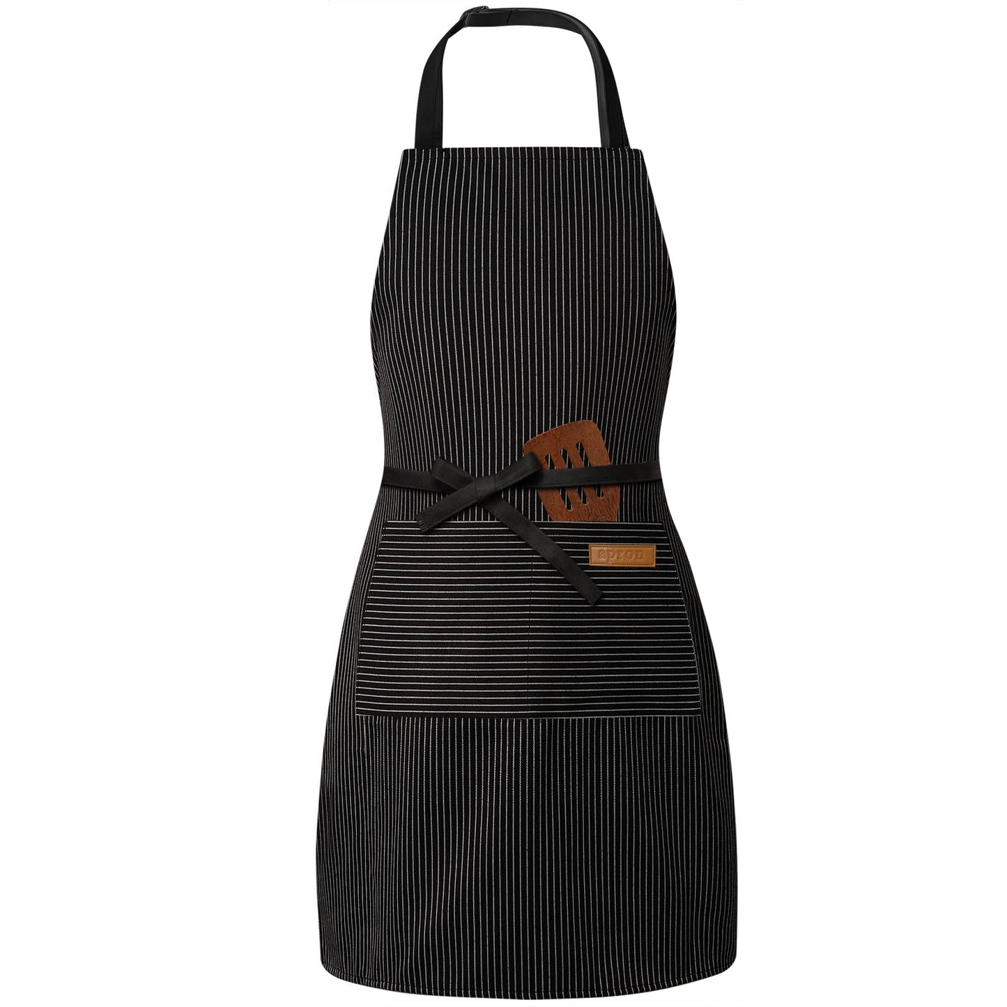 BeLuyi Adjustable Bib Apron with 2 Pockets Chef Cooking Kitchen Restaurant Aprons for Women Men