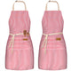 BeLuyi 2 Pack Adjustable Bib Apron with 2 Pockets Chef Cooking Kitchen Restaurant Aprons for Women Men