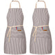 BeLuyi 2 Pack Adjustable Bib Apron with 2 Pockets Chef Cooking Kitchen Restaurant Aprons for Women Men