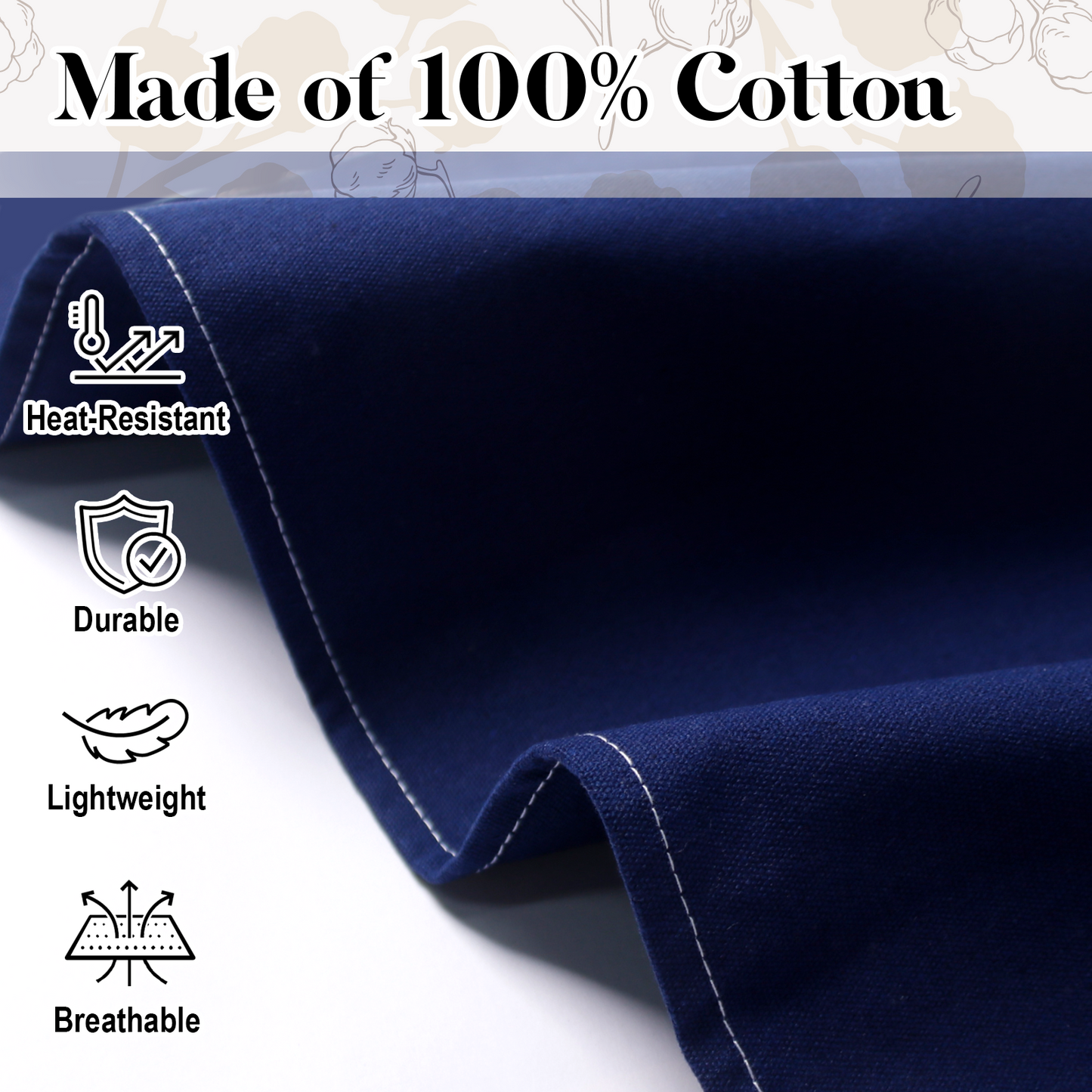 Chef Apron for Men Women with Pockets,Cross Back Cotton Canvas Plus Size Apron for Cooking BBQ Baking Gardening