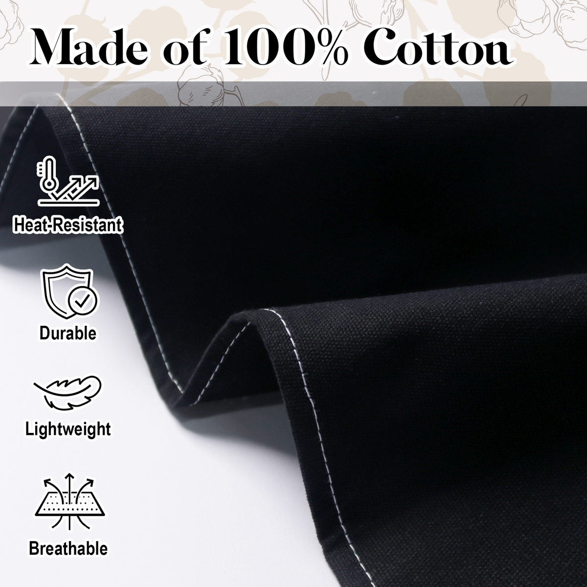 Chef Apron for Men Women with Pockets,Cross Back Cotton Canvas Plus Size Apron for Cooking BBQ Baking Gardening